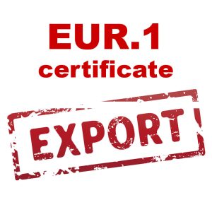 EUR1 : The EUR.1 movement certificate