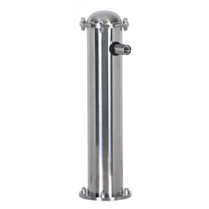 BDT-CI1T-EPS : Beverage dispense tower “Classic-I” for 1pc of a beer faucet / polished steel / without a faucet / without a medailon / with standard cooling