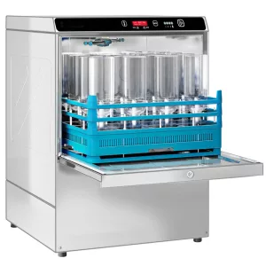 BWM-EA256 : Automatic bottle washer for 16 bottles from inside and outside with hot water 85°C (up to 256-520 bottles/hour)