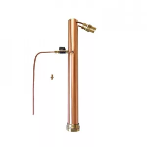 BZAE-RS65 : AlcoEngine copper reflux still distillation cooler for the Brewzilla brewhouses 35/65L