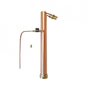 BZAE-RS65 : AlcoEngine copper reflux still distillation cooler for the Brewzilla brewhouses 35/65L (KL04640)