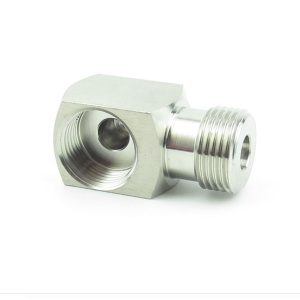 PF-L58F58M : Low-profile connection elbow G 5/8″ female (BSP) to G 3/4″ male (BSP)