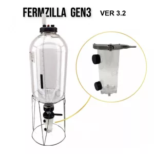 PFZ32-55SK : FermZilla GEN3 starter kit – PET conical fermenter 55 liters 2.4 bar  (Tri-Clamp NEW) version 3.2