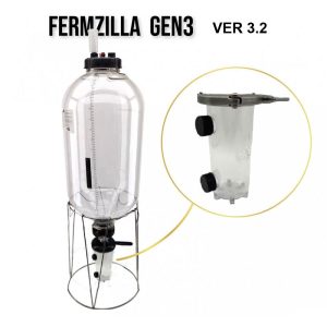 PFZ32-55SK : FermZilla GEN3 starter kit – PET conical fermenter 55 liters 2.4 bar  (Tri-Clamp NEW) version 3.2 | KL25904N