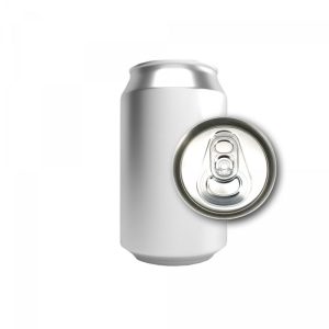 ACN33-275 : Aluminium can for drinks 330 ml, silver with CDL202 lid – set of 275 pcs with lids