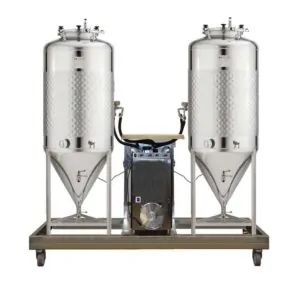 FUIC-SHP1C-2x1000CCT Compact fermentation unit 2×1000/1200 liters 2.5bar