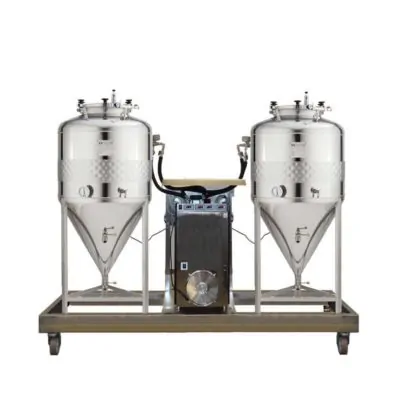 FUIC-SLP1C-2x100CCT Compact fermentation unit 2×100/120 liters 1.2 bar