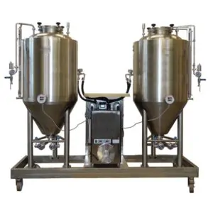 FUIC-CHP1C-2x300CCT : Compact fermentation unit 2×300/360 liters, 0.5/1.5/3.0bar