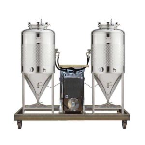 FUIC-SLP1C-2x500CCT Compact fermentation unit 2×500/625 liters 1.2 bar
