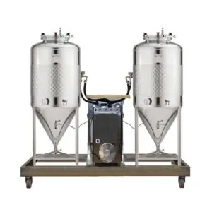 FUIC-SLP1C-2x200CCT Compact fermentation unit 2×200/240 liters 1.2 bar