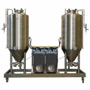 FUIC-CHP2C-2x1000CCT : Compact fermentation unit 2×1000/1276 liters, 0.5/1.5/3.0bar