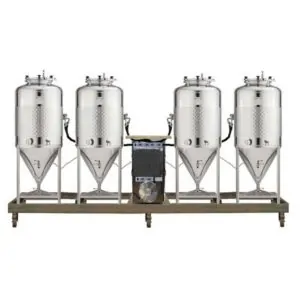 FUIC-SLP1C-4x500CCT Compact fermentation unit 4×500/625 liters 1.2 bar