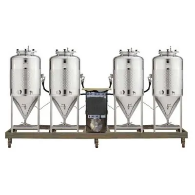 FUIC-SHP1C-4x500CCT Compact fermentation unit 4×500/625 liters 2.5bar