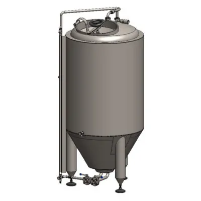 CCT-500C: Cylindrokónická fermentační nádrž CLASSIC, 0.5-3.0 bar, izolovaná, 500/600L