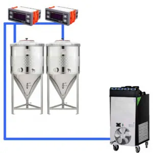 CFSCT1-2xCCT100SNP : Complete fermentation set with 2xCCT-SNP 120 liters