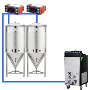 CFSCT1-2xCCT500SNP : Complete fermentation set with 2xCCT-SNP 625 liters