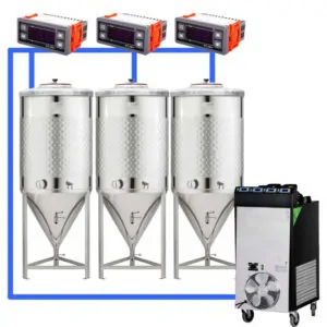 CFSCT1-3xCCT200SNP : Complete fermentation set with 3xCCT-SNP 240 liters