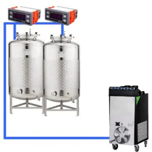 CFSCT1-2xFMT1000SLP : Complete fermentation set with 2xFMT-SLP 1150 liters