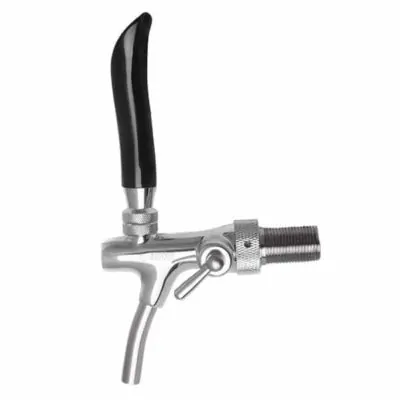 DTP-ER100 : The “ERGO” lever beer dispensing tap with the foam compensator / chrome steel