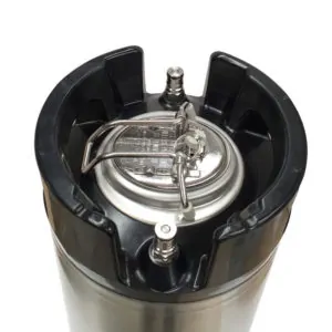 FKRV-19 : Fermentation stainless steel keg (cuvette) with pressure relief valve 19 liters 9 bar
