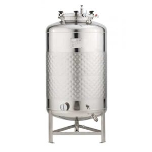 FMT-SLP-500H Round-bottom fermenter, non-insulated, cooled by liquid, 500/625 liters 1.2 bar