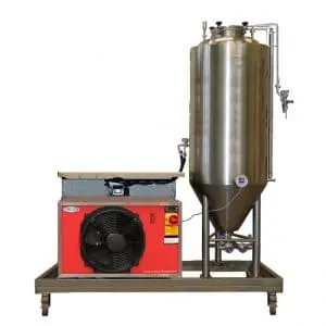 FUIC-CHP1C-1x2000CCT : Compact fermentation unit, 3.0 bar, 1×2000/2340 liters, 0.5/1.5/3.0bar