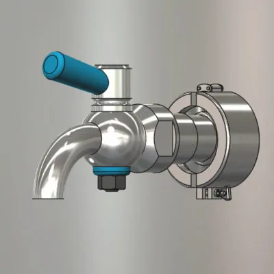 MTS-SV1-DN8TC : Sampling valve sanitizable DN8TC