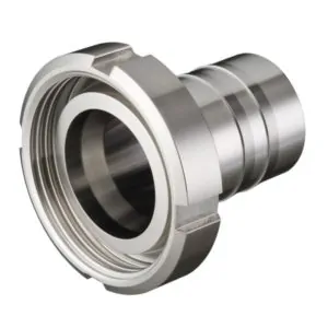 PF-HA6565DC-LV-SS Pipe Fitting : Hose Adapter H65mm > DIN11851 DN65F AISI 304