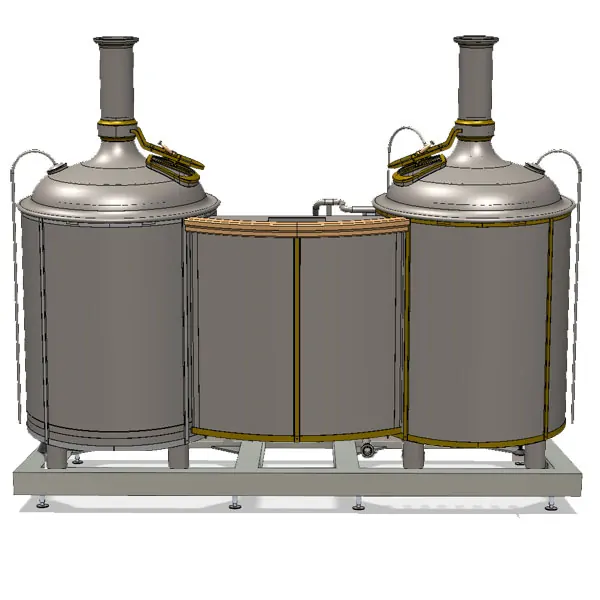 Modulo Classic 500 brewhouse - rear view on the wort brew machine