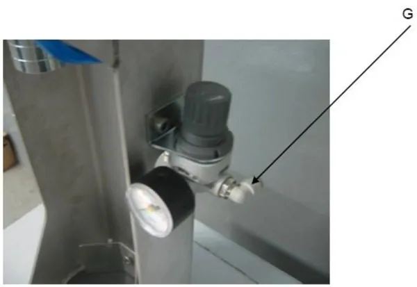 crw m1 pressure air connector - CRW-M1 Pneumatic capping machine for bottles - bcm, fbb
