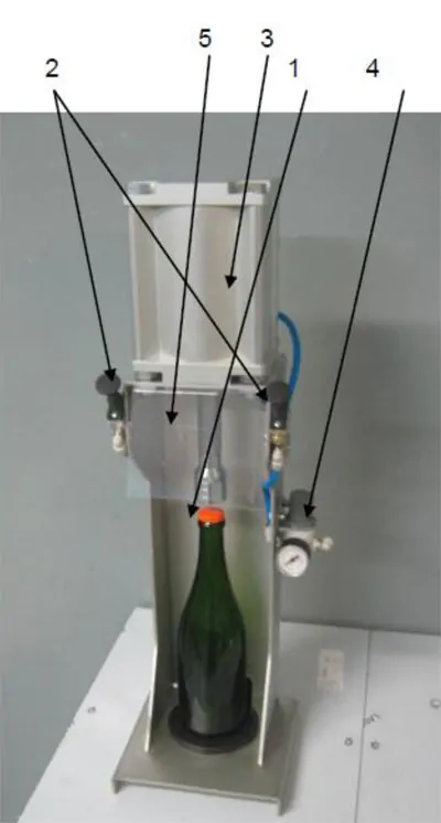 crw m1 scheme - CRW-M1 Pneumatic capping machine for bottles - bcm, fbb