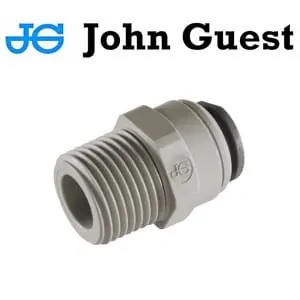 JGR-G14E-H80 : JG reduction from external thread G 1/4″ to hose 8mm (5/16″)