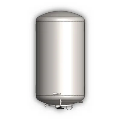 MBTHN-800C : Cylindrical pressure tank for the secondary fermentation of beer or cider (maturation, carbonization), horizontal, non-insulated, 800/959L, 0.5/1.5/3.0bar