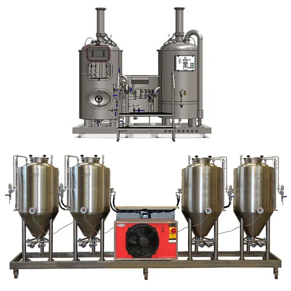 microbreweries breworx modulo 2x250 - BH-BMCL-250 : MODULO CLASSIC 250/300 Wort brew machine – the brewhouse - bwm-bhm, bhm
