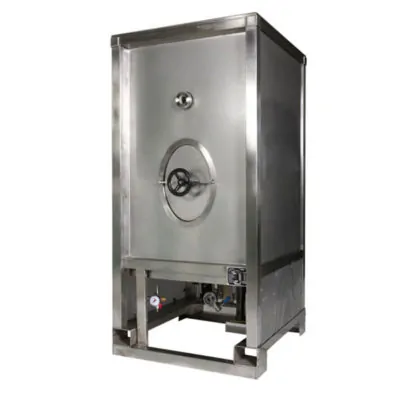 TBTVI-500STC Mobile beverage dispensing tank, vertical, insulated, stainless-steel, with integrated cooler
