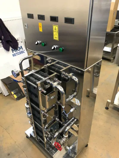 WCASB-1000 Compact cooler and aerator of wort 1000 liters per hour